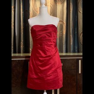 David Bridal Cocktail Strapless Dress